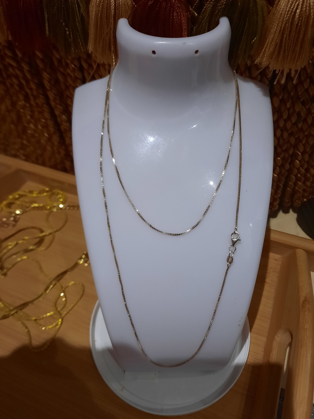 New Elegant Genuine Solid Sterling Silver 30" Box Chain Necklace Made In Italy